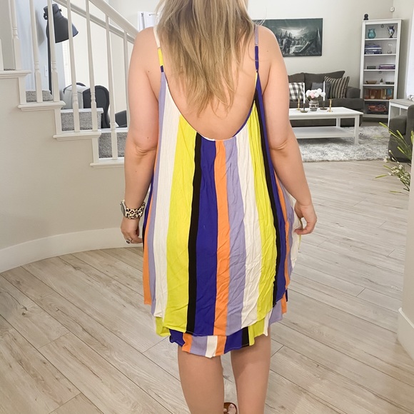 Hawaii vibes plus size striped dress - Picture 4 of 5